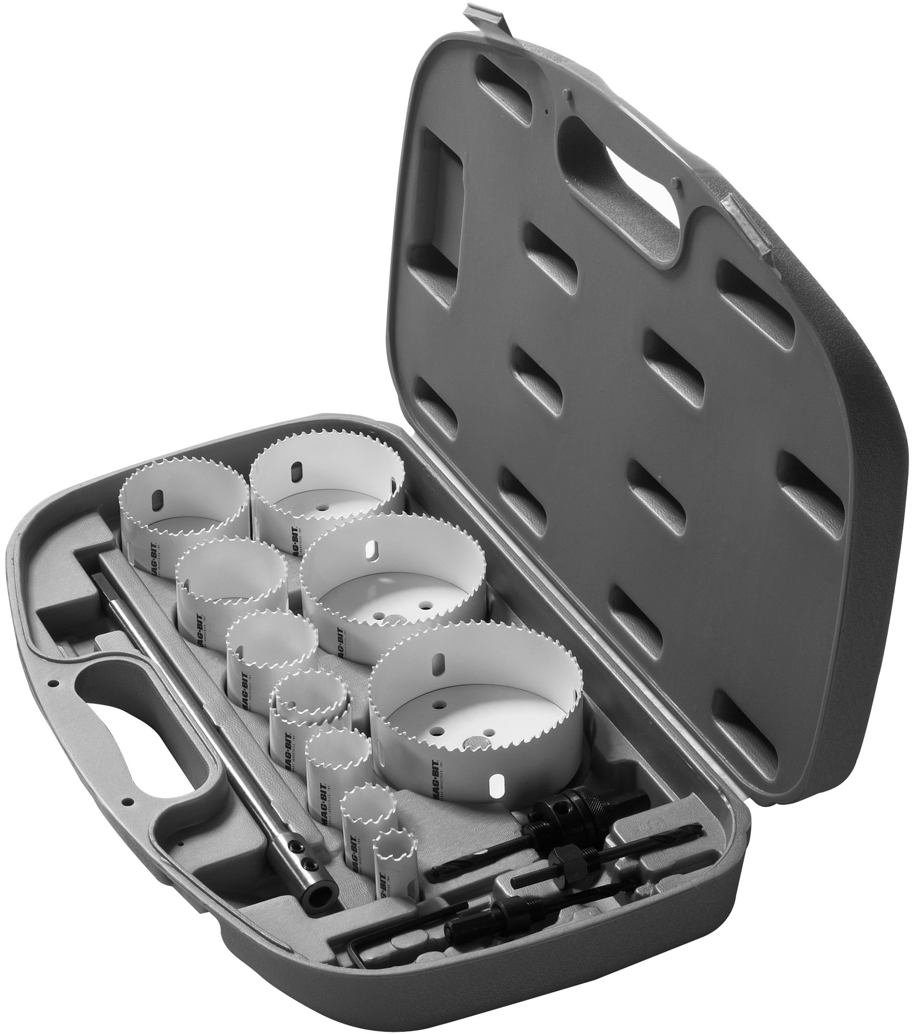 Kwik Cut&reg; Hole Saw 11 Piece Master Electrician's Kit - 7/8 - 4-1/2